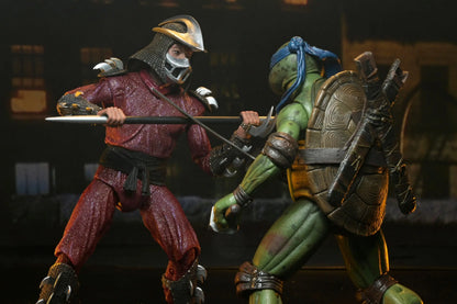Tortues Ninja Shredder vs Leo (1990 Movie) figurine Roof Top Battle 18 cm Neca