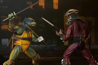 Tortues Ninja Shredder vs Leo (1990 Movie) figurine Roof Top Battle 18 cm Neca