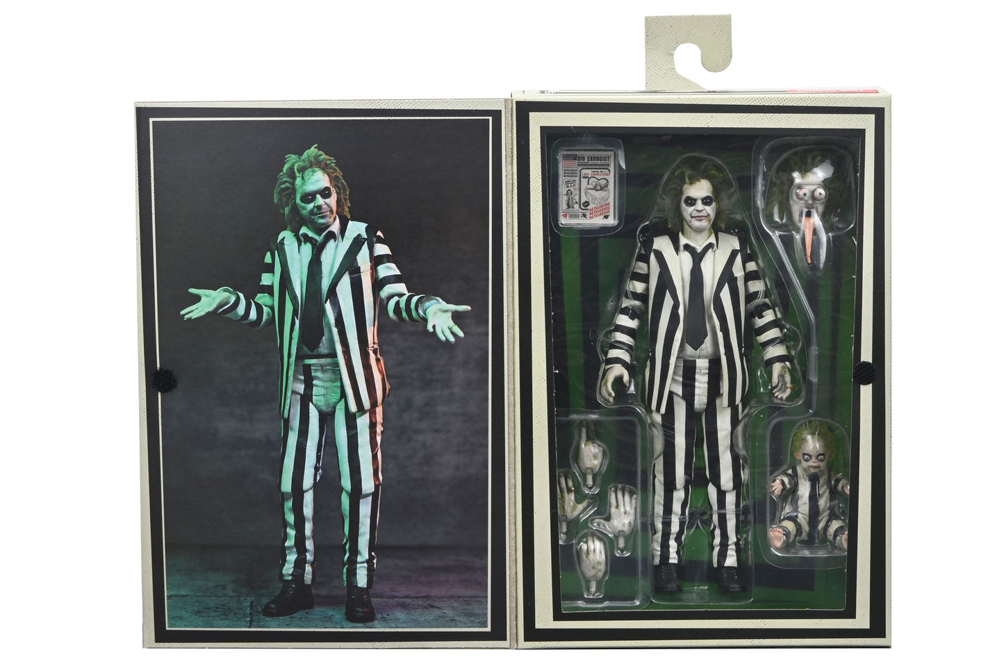 Beetlejuice Beetlejuice figurine 7 Scale Ultimate Striped Suit Beetlejuice 18 cm Neca