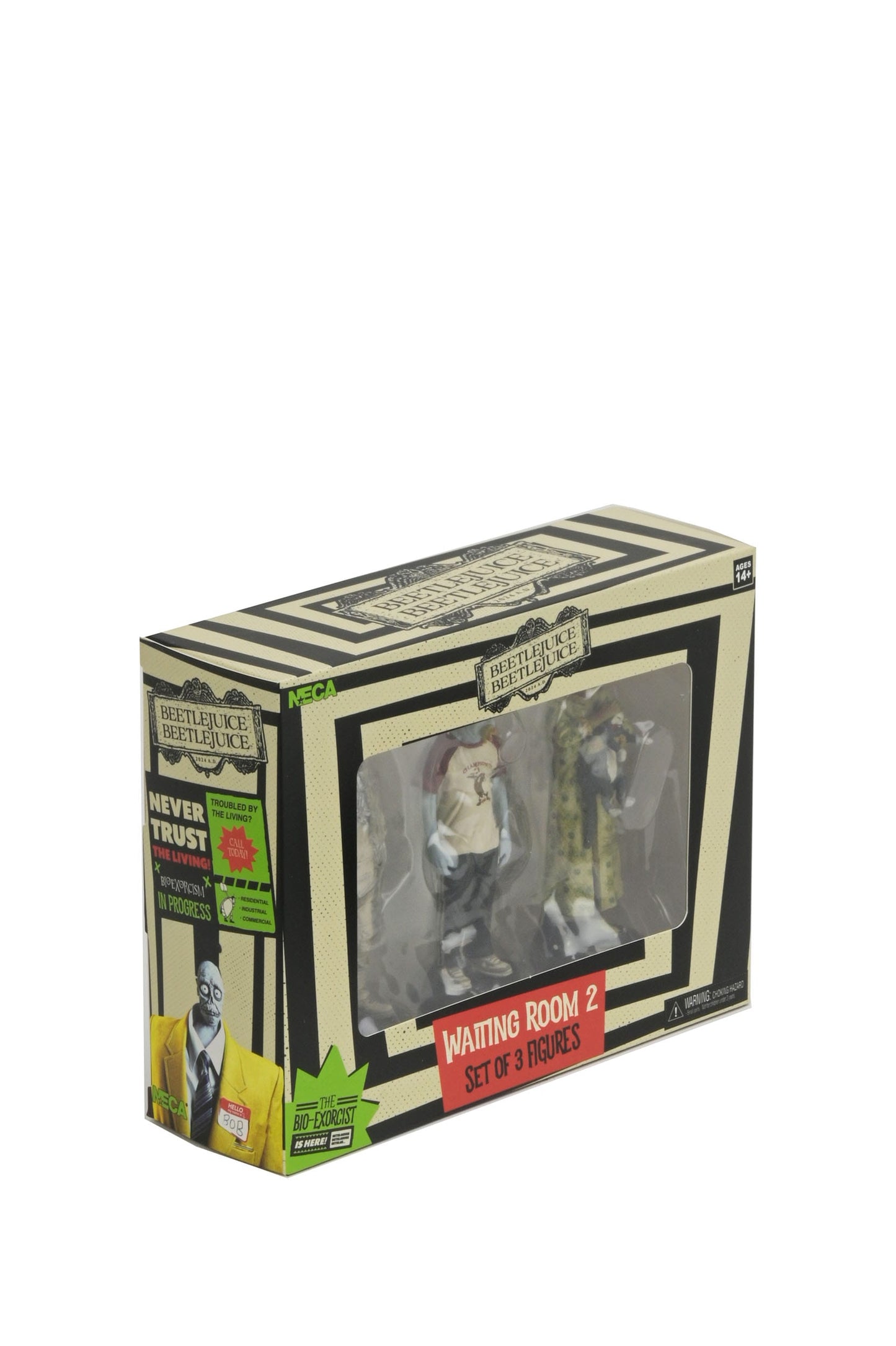 Beetlejuice Beetlejuice pack 3 figurines Waiting Room 2 10 cm Neca