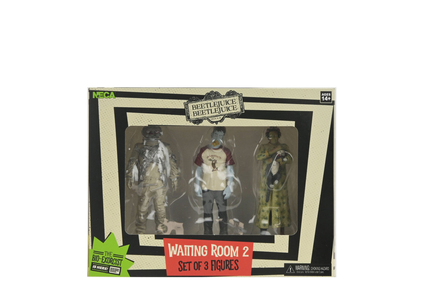 Beetlejuice Beetlejuice pack 3 figurines Waiting Room 2 10 cm Neca