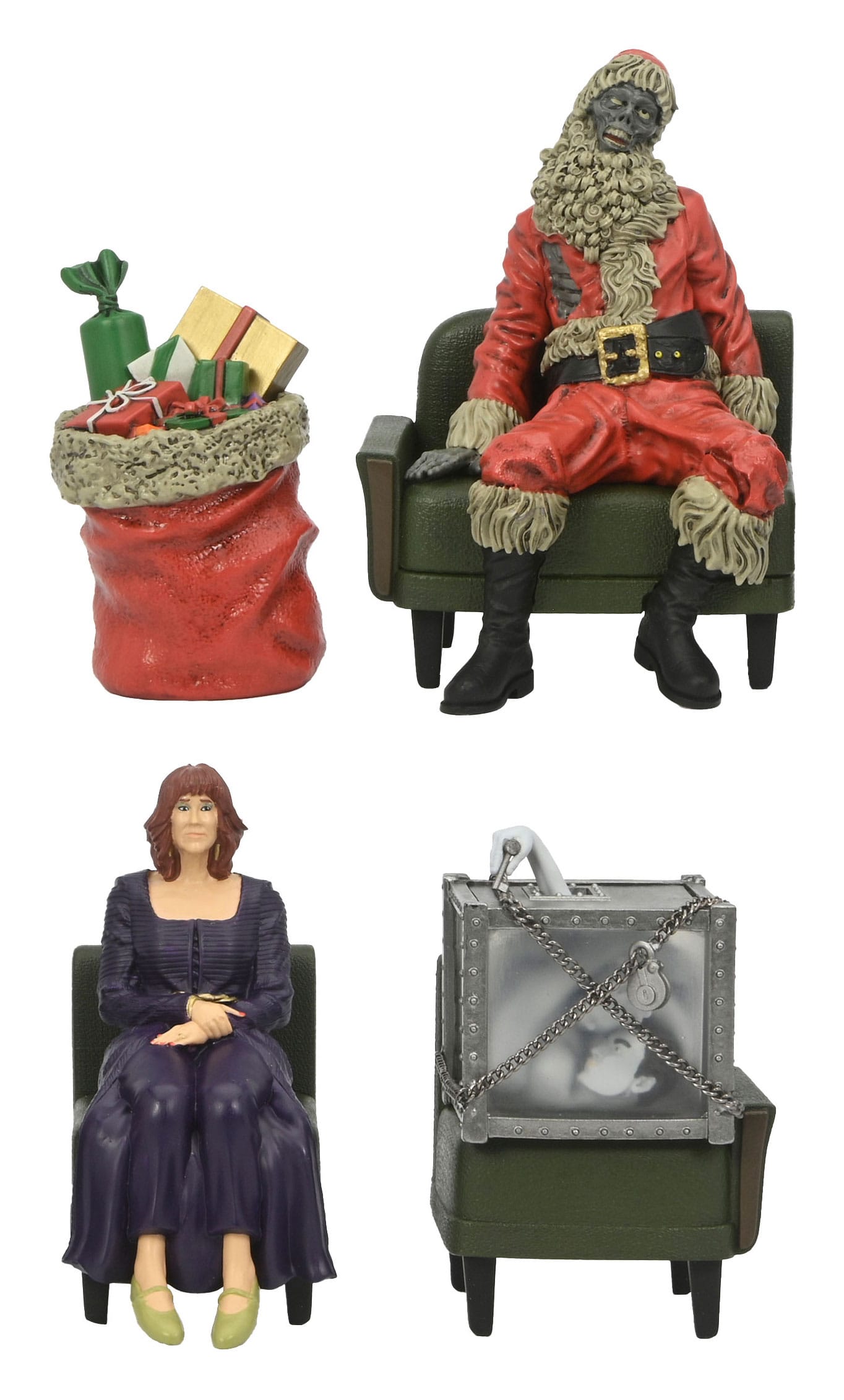Beetlejuice Beetlejuice pack 3 figurines Waiting Room 1 10 cm Neca