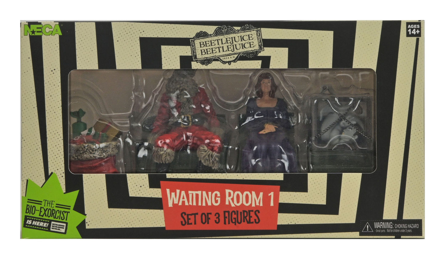 Beetlejuice Beetlejuice pack 3 figurines Waiting Room 1 10 cm Neca