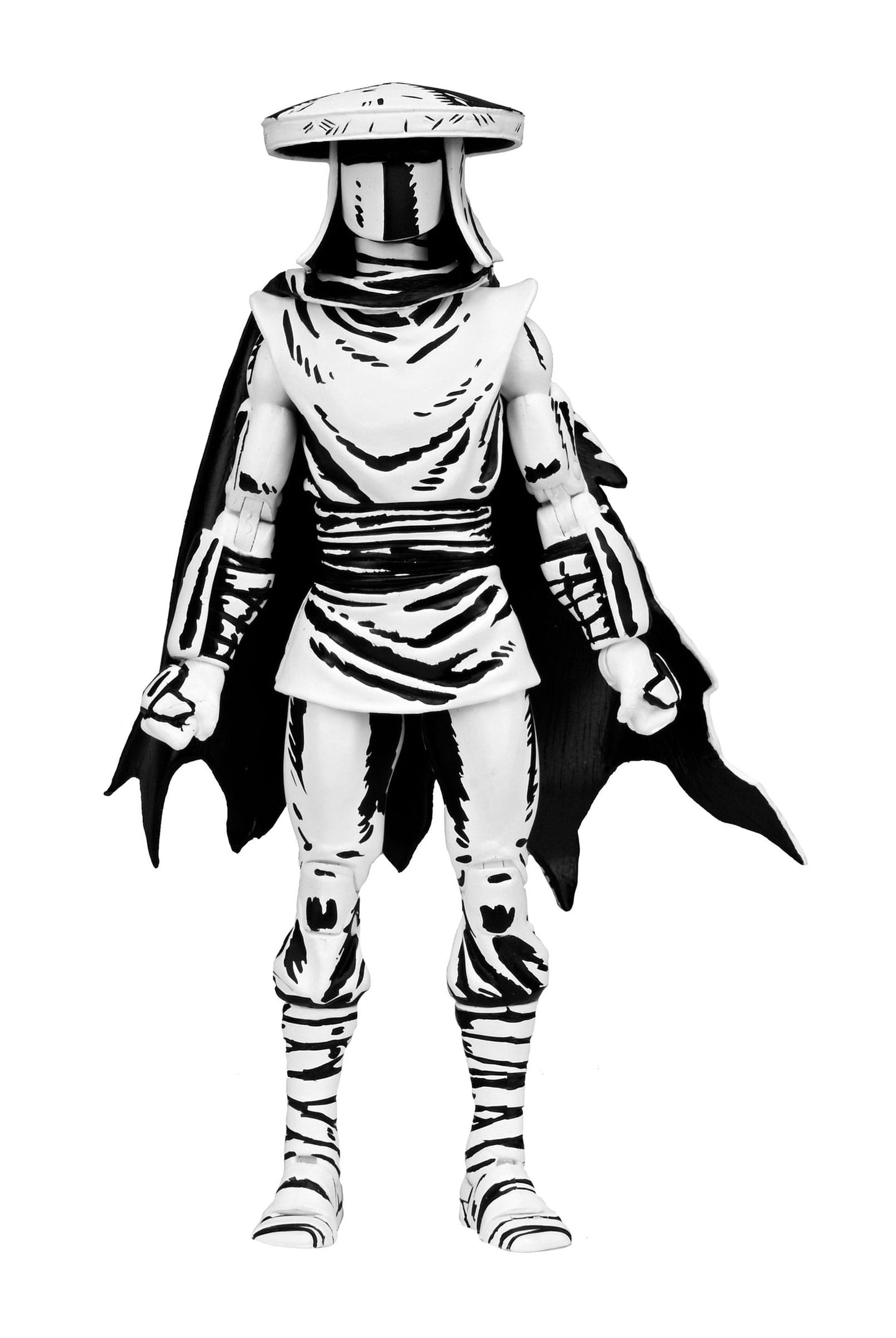 Tortues Ninja Elite Foot Ninja Guard Black & White Teenage Mutant figurine 18 cm Neca