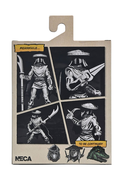 Tortues Ninja Elite Foot Ninja Guard Black & White Teenage Mutant figurine 18 cm Neca