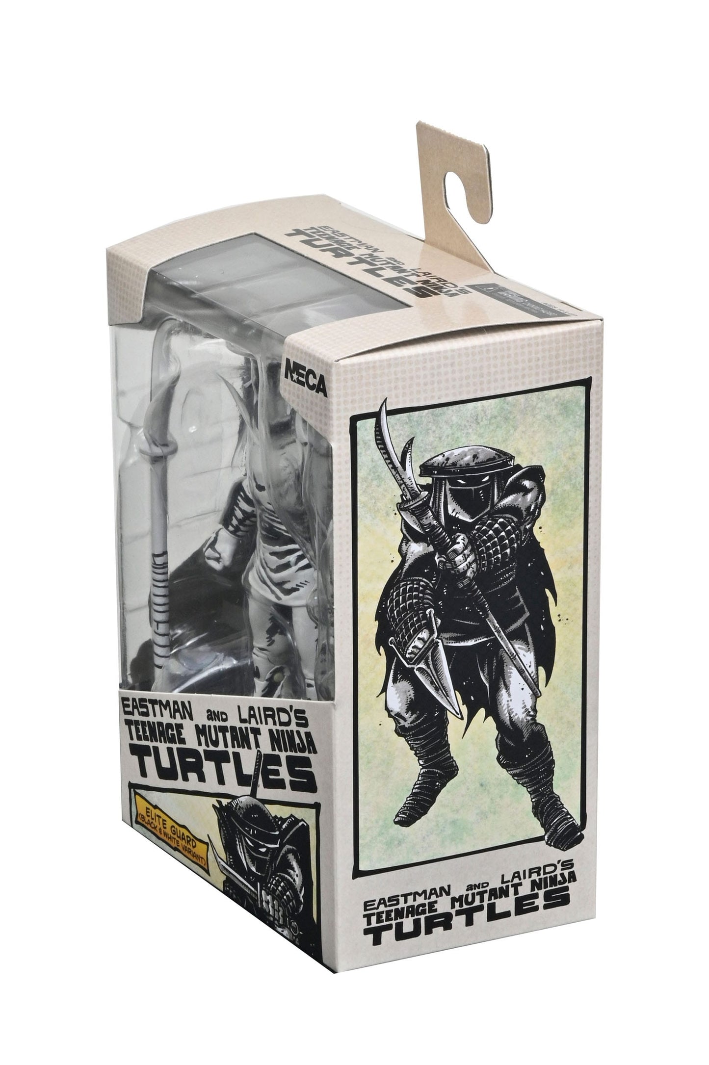 Tortues Ninja Elite Foot Ninja Guard Black & White Teenage Mutant figurine 18 cm Neca