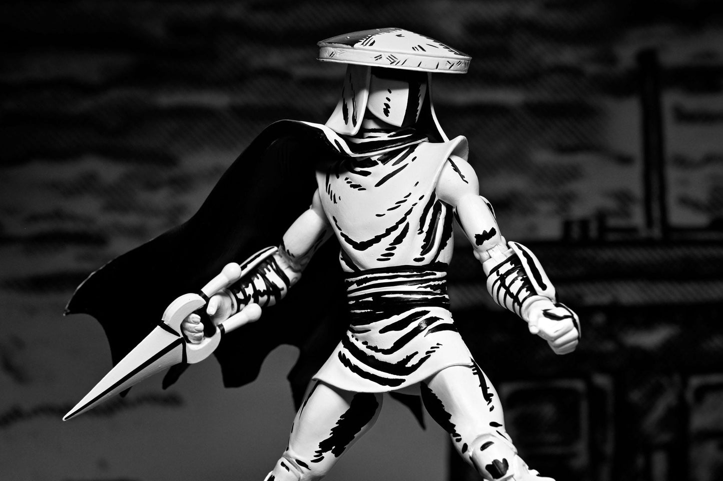 Tortues Ninja Elite Foot Ninja Guard Black & White Teenage Mutant figurine 18 cm Neca