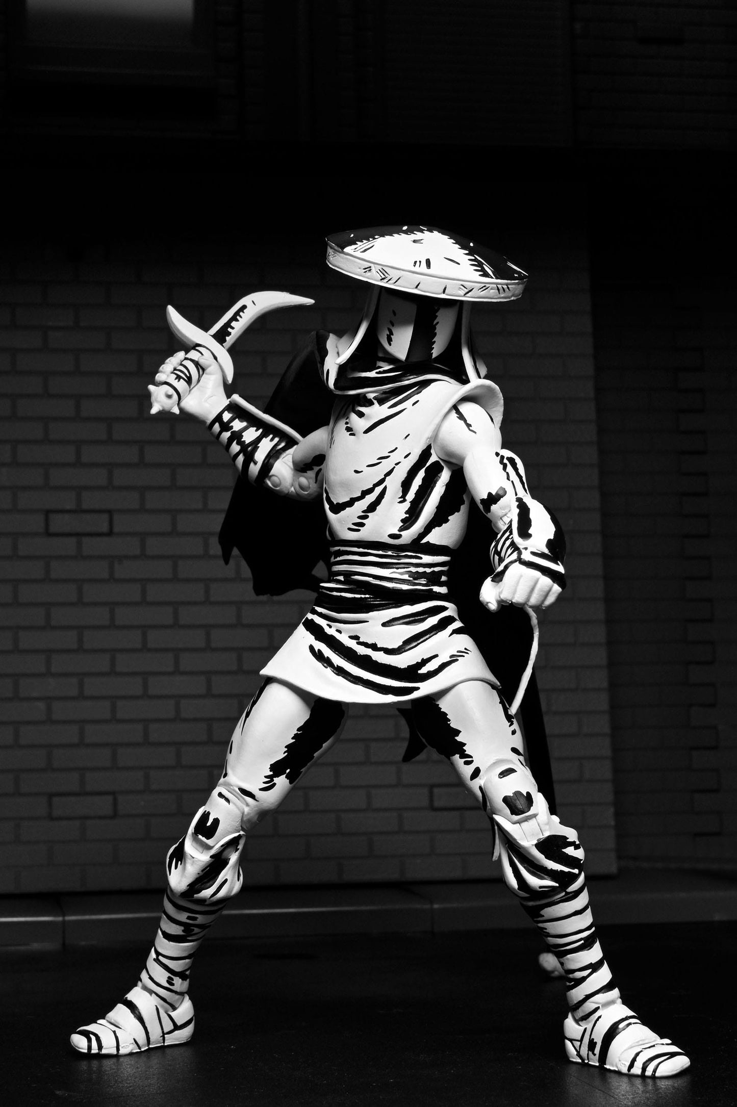 Tortues Ninja Elite Foot Ninja Guard Black & White Teenage Mutant figurine 18 cm Neca
