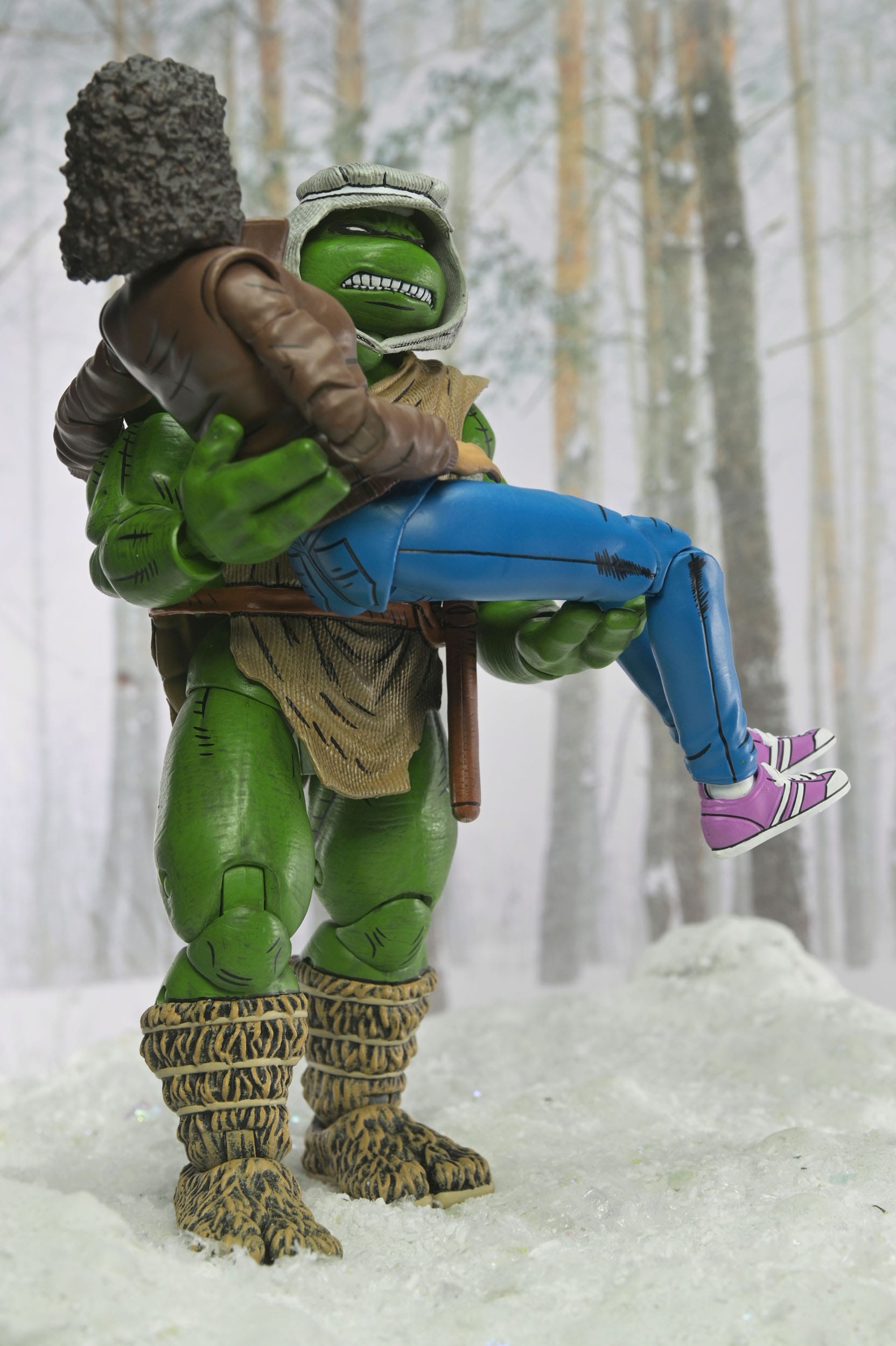 Tortues Ninja Hunter Leo figurine Handyman 18 cm Neca