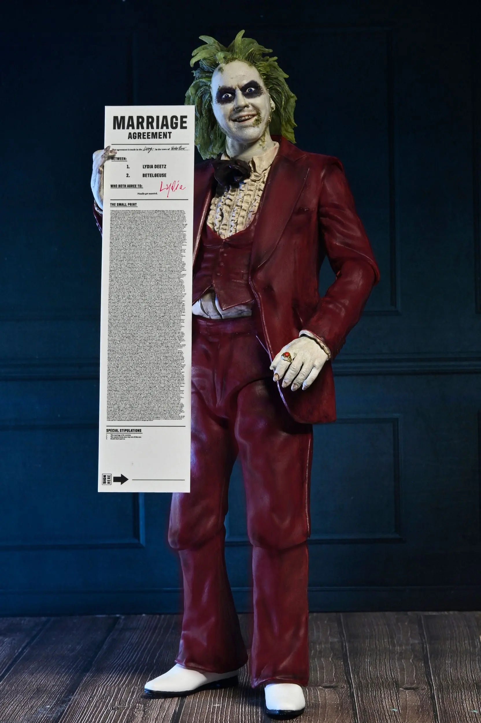 Beetlejuice Beetlejuice figurine Ultimate "Red Tuxedo" Beetlejuice 18 cm Neca