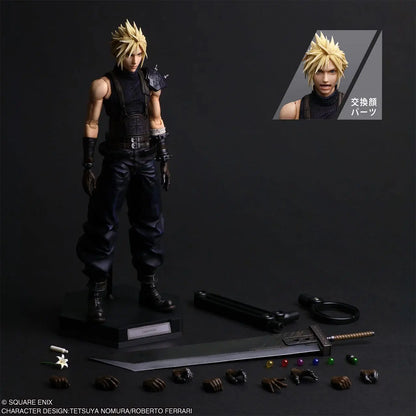 Final Fantasy VII Cloud Strife Rebirth Play Arts Shin figurine 27cm Square Enix