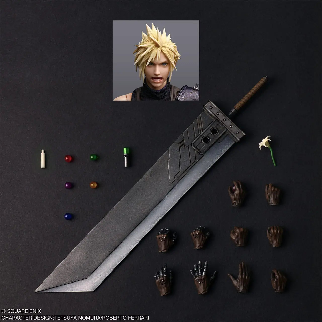 Final Fantasy VII Cloud Strife Rebirth Play Arts Shin figurine 27cm Square Enix