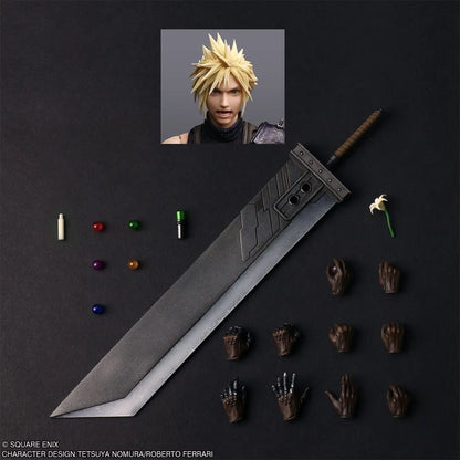 Final Fantasy VII Cloud Strife Rebirth Play Arts Shin figurine 27cm Square Enix