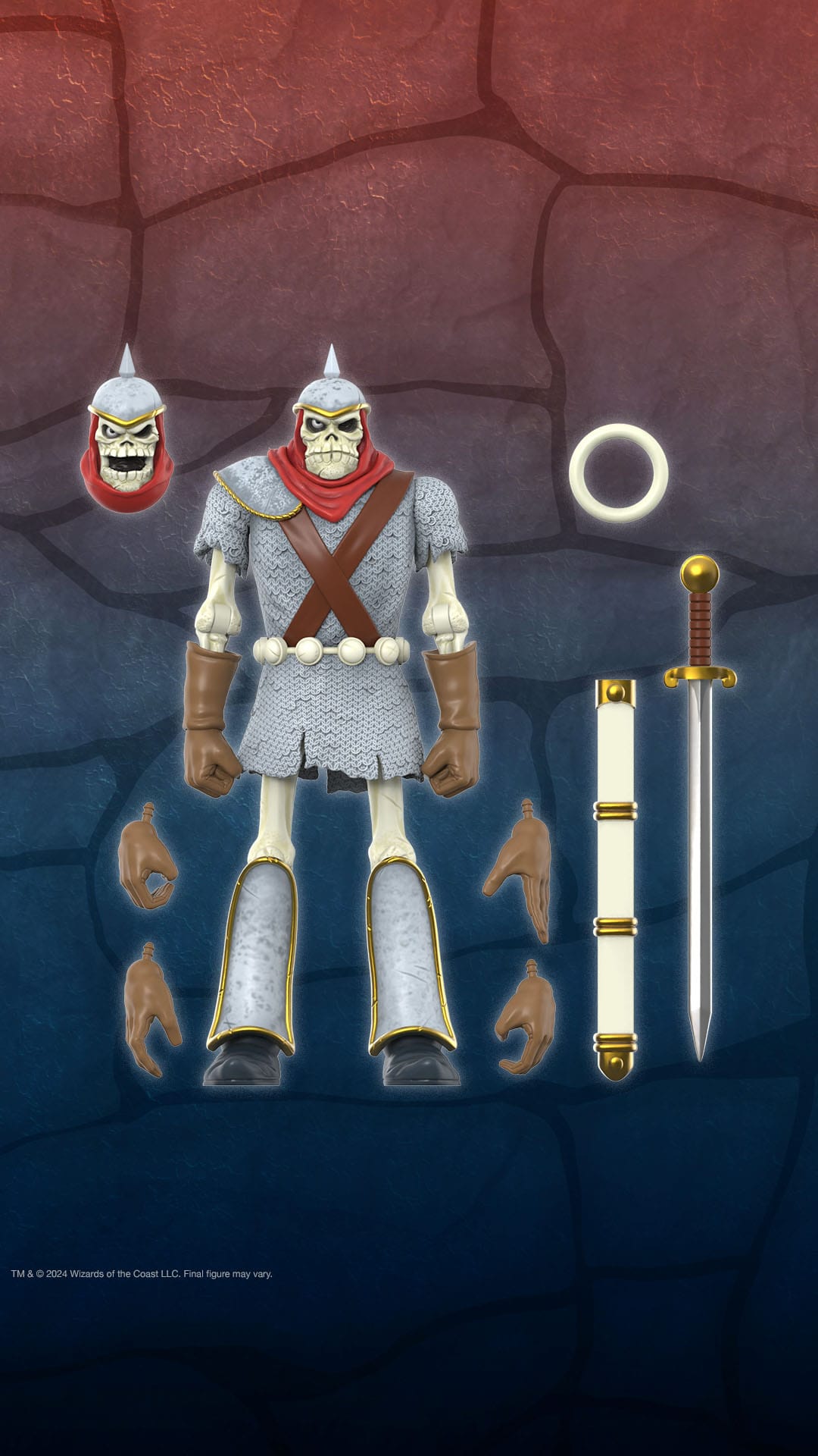 Dungeons & Dragons Ultimates Dekkion the Skeleton Warrior figurine 18 cm Super7