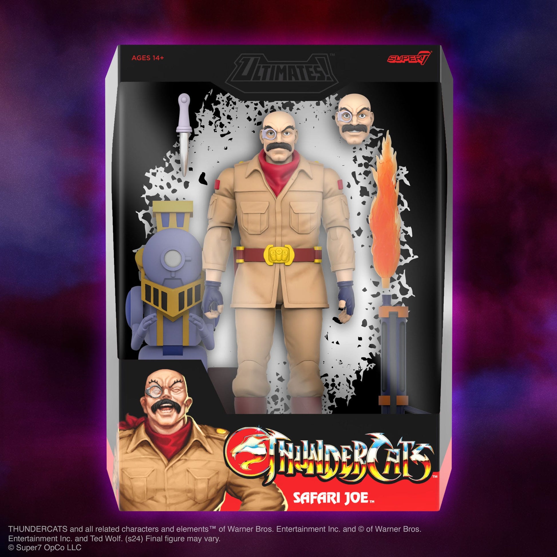 Cosmocats Ultimates Safari Joe Wave 12 figurine 18 cm Super7