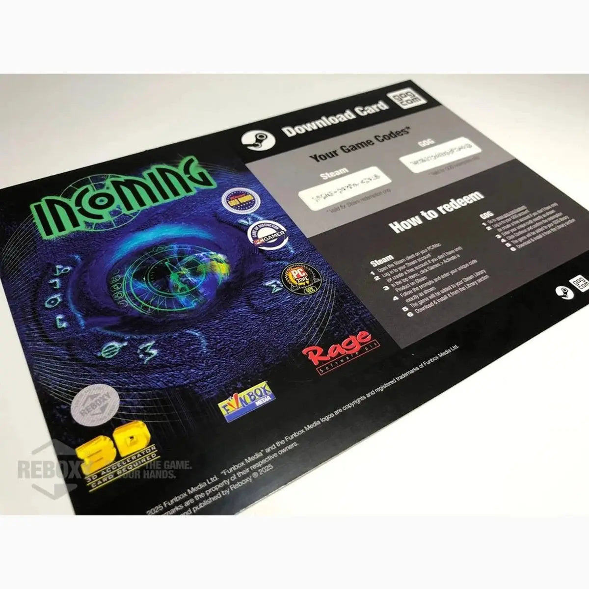 Incoming PC Edition Reboxy Classic (CD-Rom +Steam + GOG)