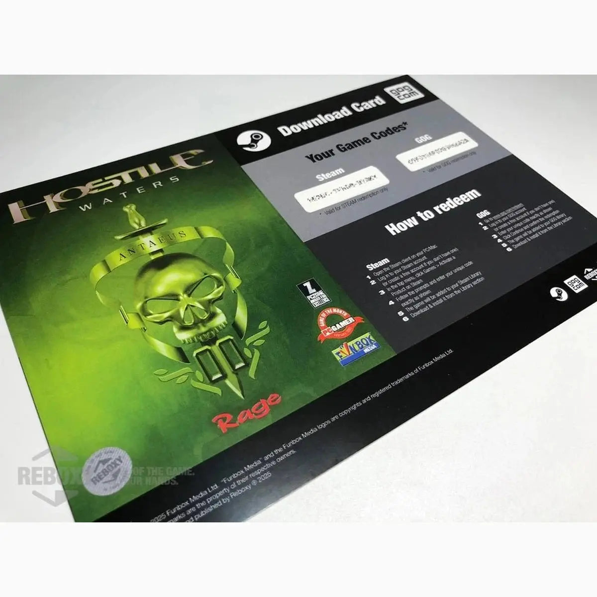 Hostile Waters PC Edition Reboxy Classic (CD-Rom +Steam + GOG)