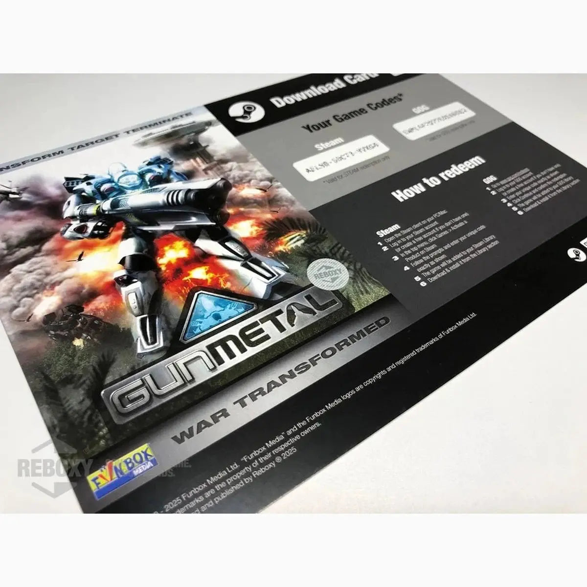 Gun Metal PC Edition Reboxy Classic (CD-Rom +Steam + GOG)
