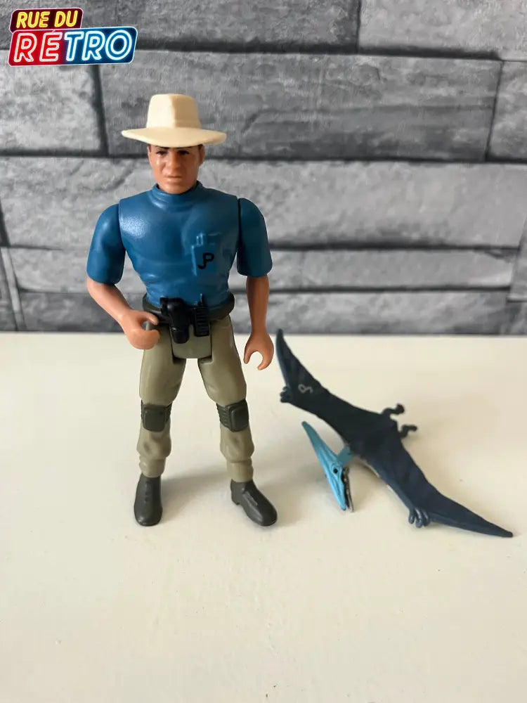 Jurassic Park Alan Grant  Figurine 1993 Kenner