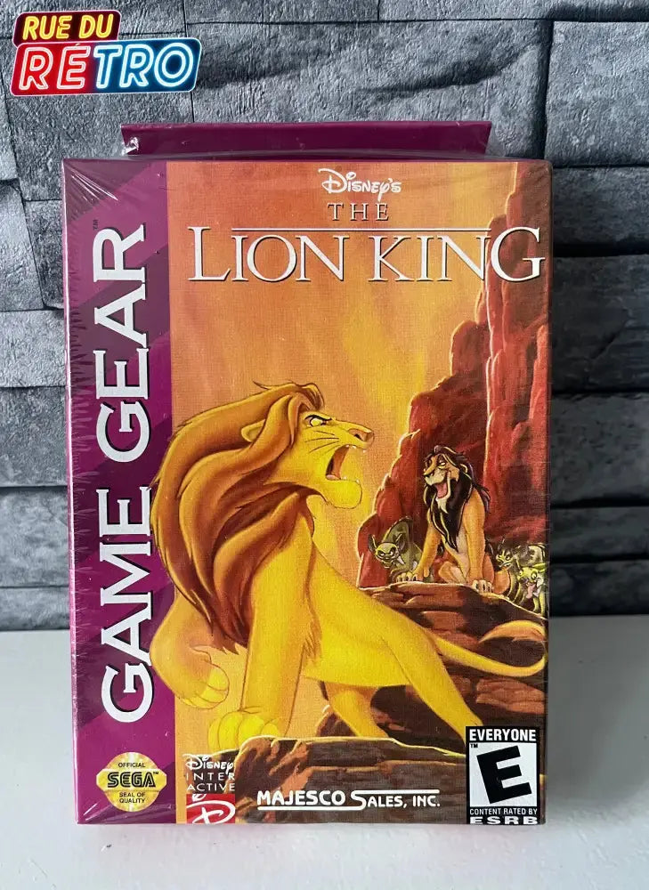 Le Roi Lion / SEGA Game Gear Jeux Vidéo