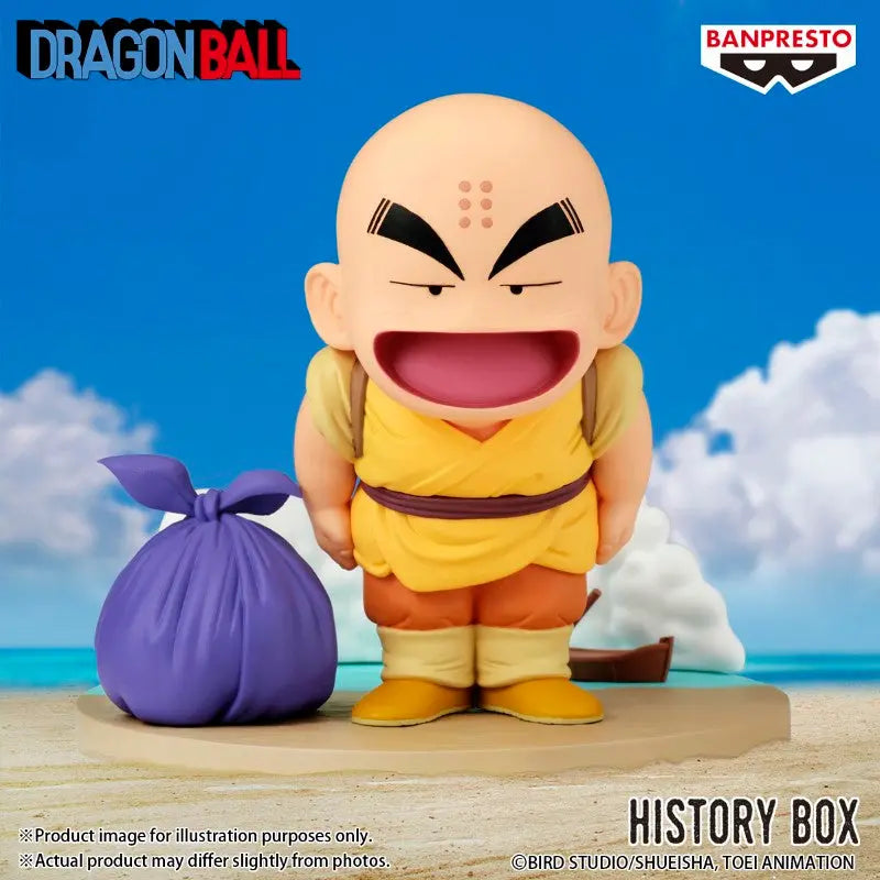 DBZ Dragon Ball History Box Krillin 10cm W133 BANPRESTO
