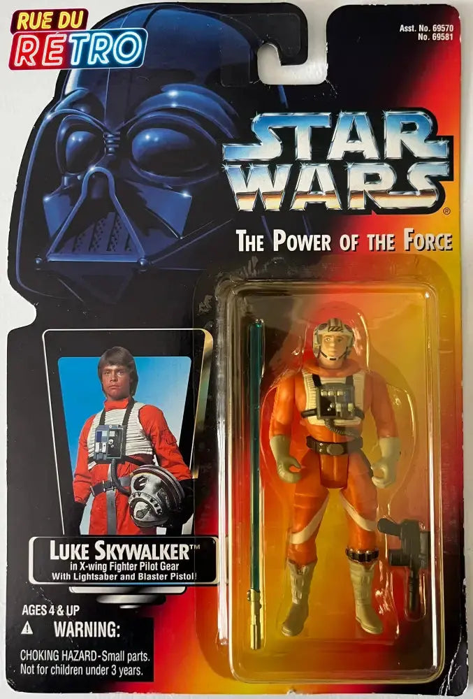 Luke Skywalker X-Wing Fighter Pilot Gear / Star Wars 1994 Figurines articulée