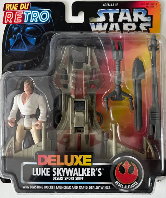Luke Skywalker’s Désert Sport Skiff Deluxe / Star Wars 1994 Figurine et Véhicule pour Figurines