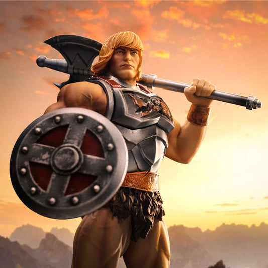 Maitres de l'univers statuette Musclor 1/10 Art-Scale He Man Battle Armor Version 23 cm - Rue Du Retro