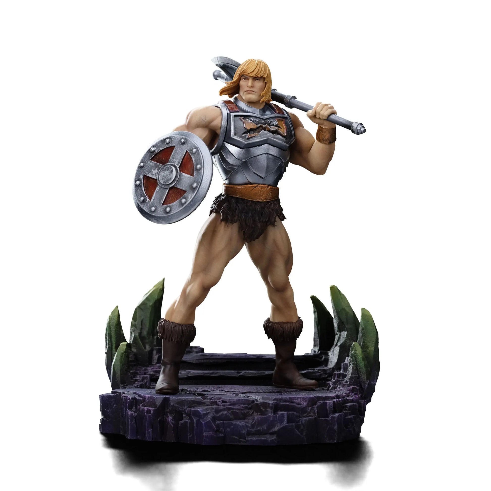 Maitres de l'univers statuette Musclor 1/10 Art-Scale He Man Battle Armor Version 23 cm - Rue Du Retro