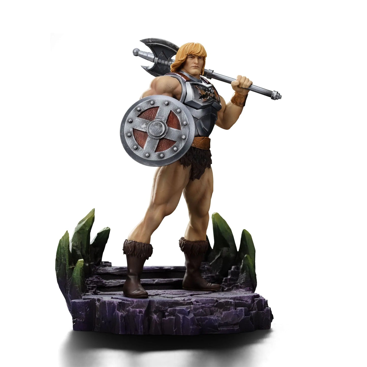 Maitres de l'univers statuette Musclor 1/10 Art-Scale He Man Battle Armor Version 23 cm - Rue Du Retro