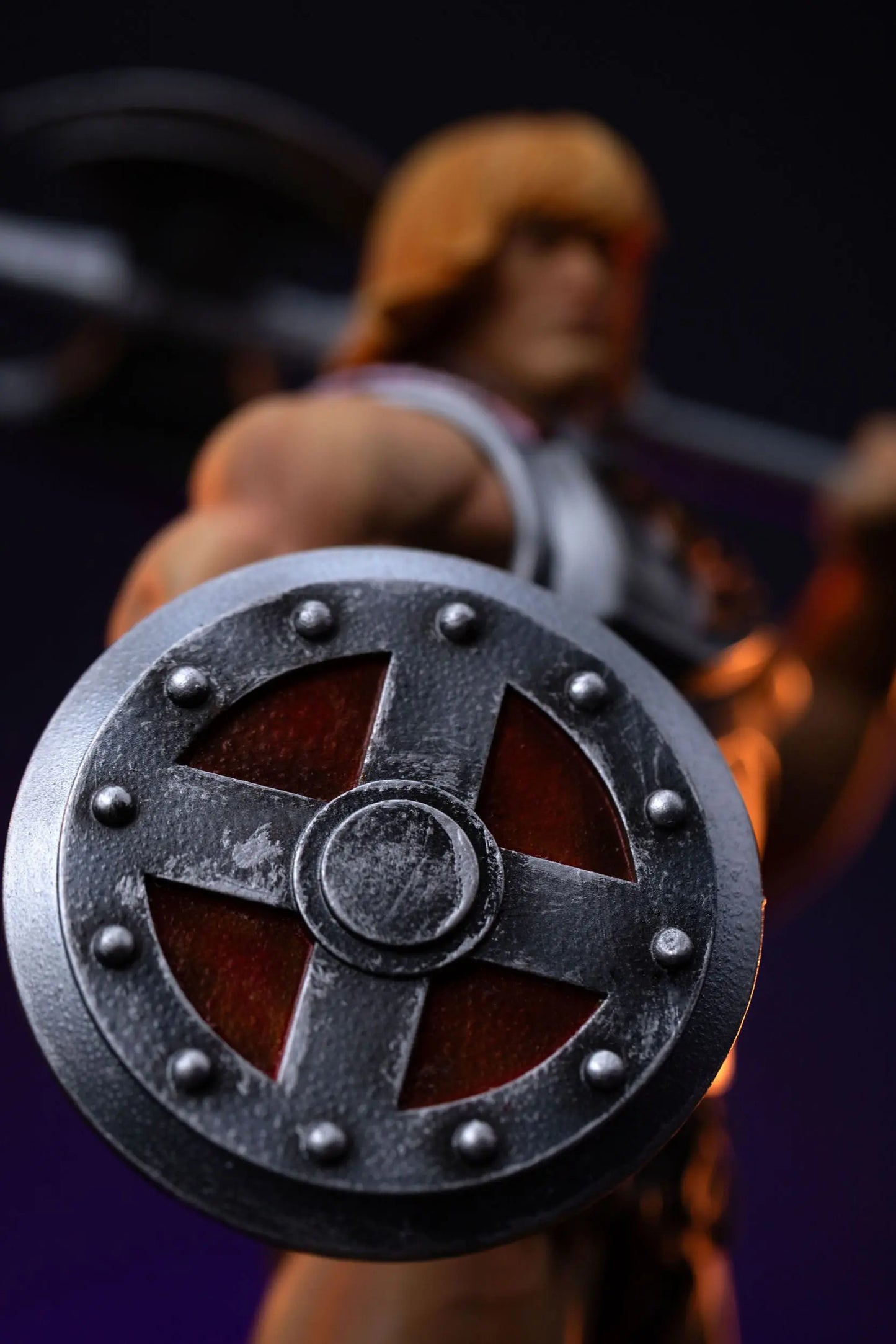Maitres de l'univers statuette Musclor 1/10 Art-Scale He Man Battle Armor Version 23 cm - Rue Du Retro