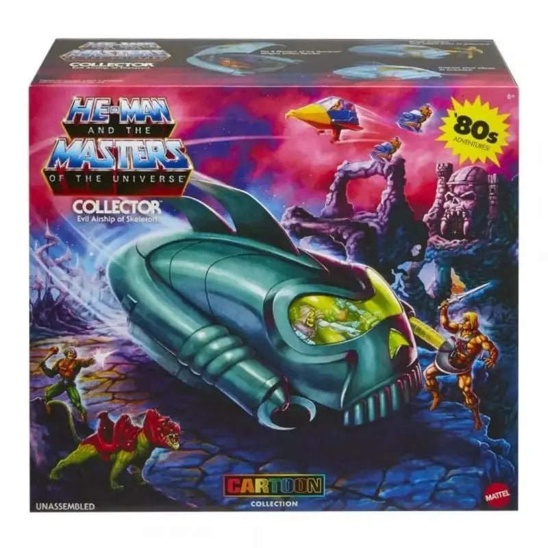 Skeletor Les Maîtres de L'Univers origins Vaisseau-véhicule Evil Ship of Skeletor Cartoon Collection Mattel