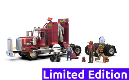 MASK Rhino véhicule Mobile Defense Unit (MDI) + Figurines Scott Trakker & T-BOB SDCC 2025 Exclusive The Loyal Subjects