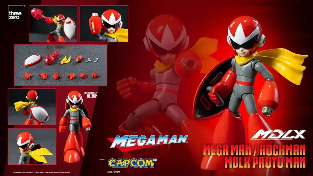 Mega Man figurine MDLX Rockman / Mega Man Proto Man 10 cm ThreeZero