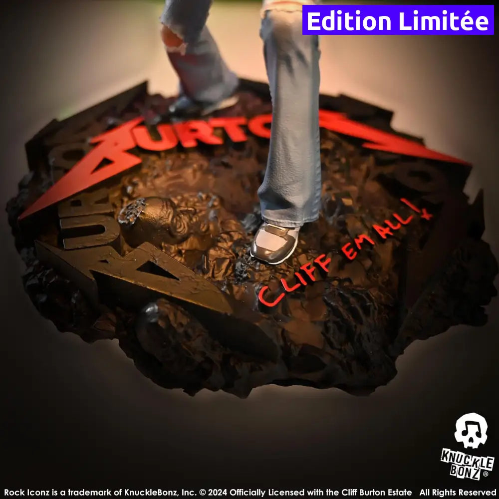 Metallica statuette Rock Iconz Cliff Burton II 22 cm Edition Limitée!!!! Statuette de collection