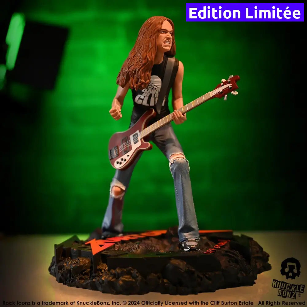 Metallica statuette Rock Iconz Cliff Burton II 22 cm Edition Limitée!!!! Statuette de collection