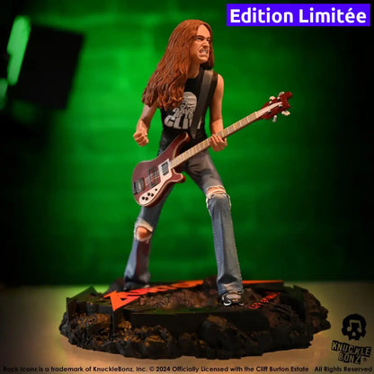 Metallica statuette Rock Iconz Cliff Burton II 22 cm Edition Limitée!!!! Statuette de collection