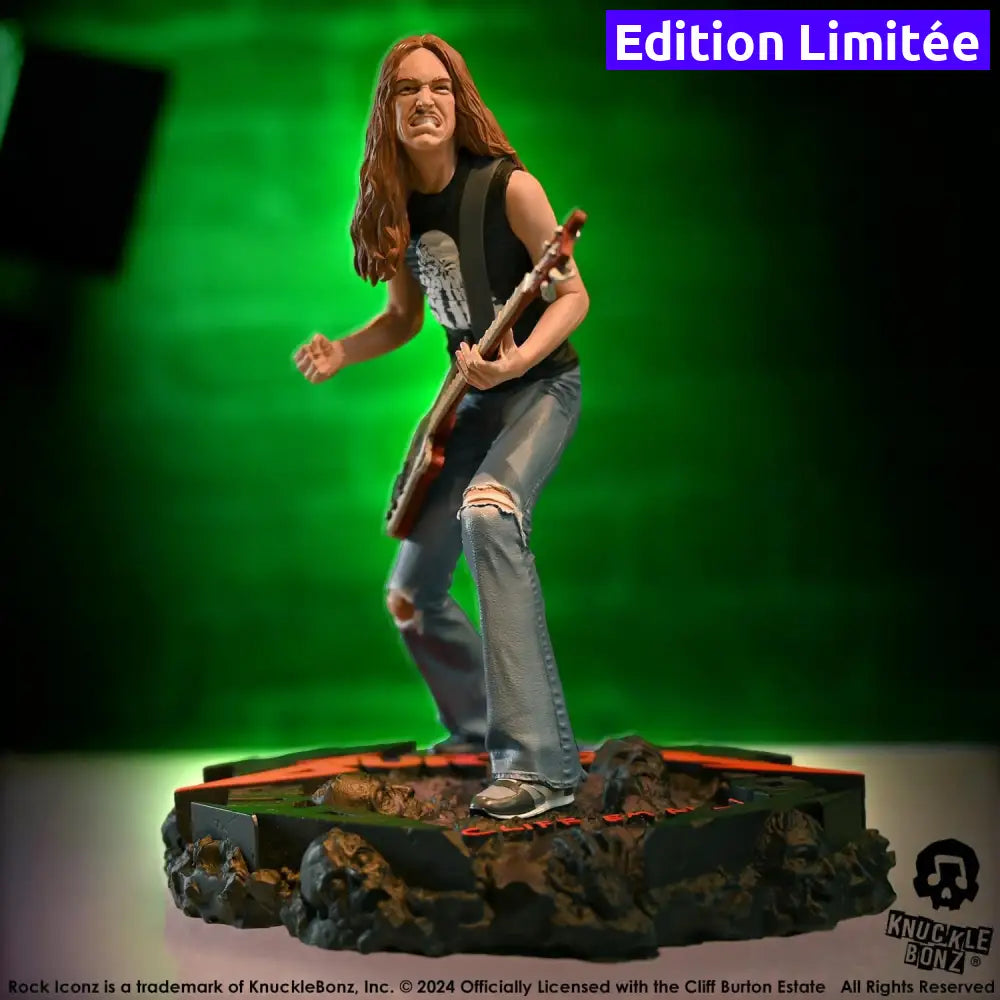 Metallica statuette Rock Iconz Cliff Burton II 22 cm Edition Limitée!!!! Statuette de collection