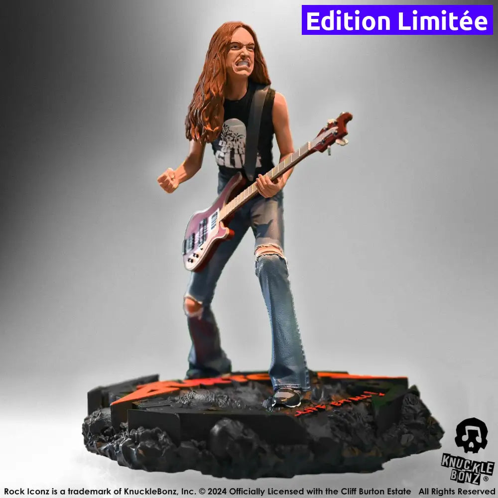 Metallica statuette Rock Iconz Cliff Burton II 22 cm Edition Limitée!!!! Statuette de collection