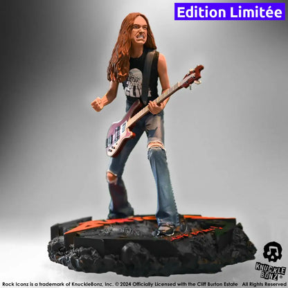 Metallica statuette Rock Iconz Cliff Burton II 22 cm Edition Limitée!!!! Statuette de collection