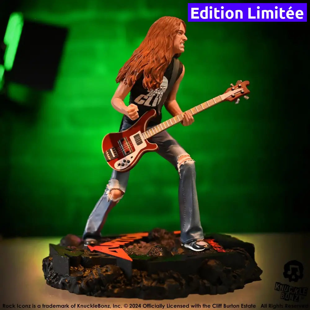Metallica statuette Rock Iconz Cliff Burton II 22 cm Edition Limitée!!!! Statuette de collection