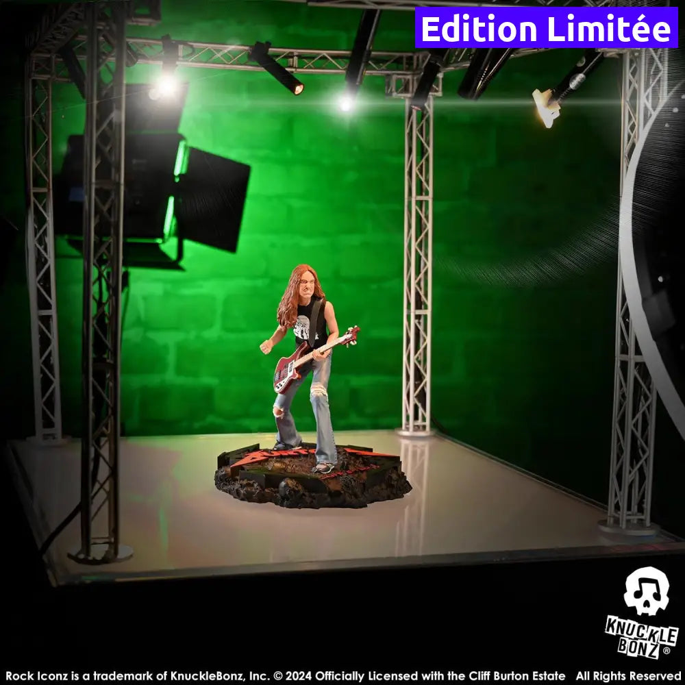 Metallica statuette Rock Iconz Cliff Burton II 22 cm Edition Limitée!!!! Statuette de collection