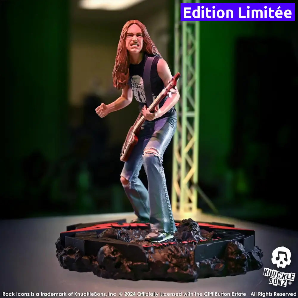 Metallica statuette Rock Iconz Cliff Burton II 22 cm Edition Limitée!!!! Statuette de collection