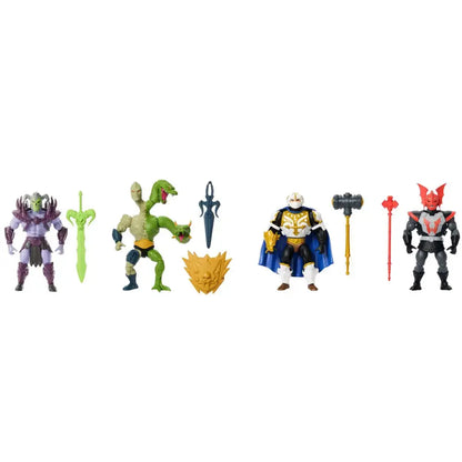 Musclor Les Maîtres de l'univers Motu Masters of the Universe Origins pack 4 figurines exclusives 14cm Mattel