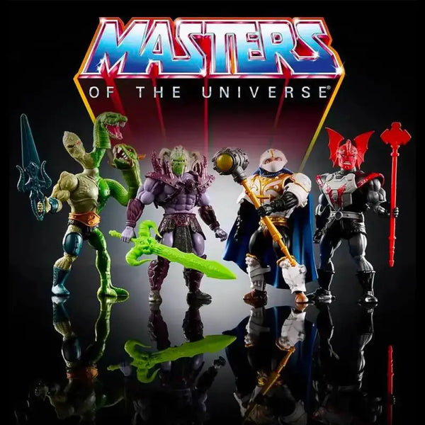 Musclor Les Maîtres de l'univers Motu Masters of the Universe Origins pack 4 figurines exclusives 14cm