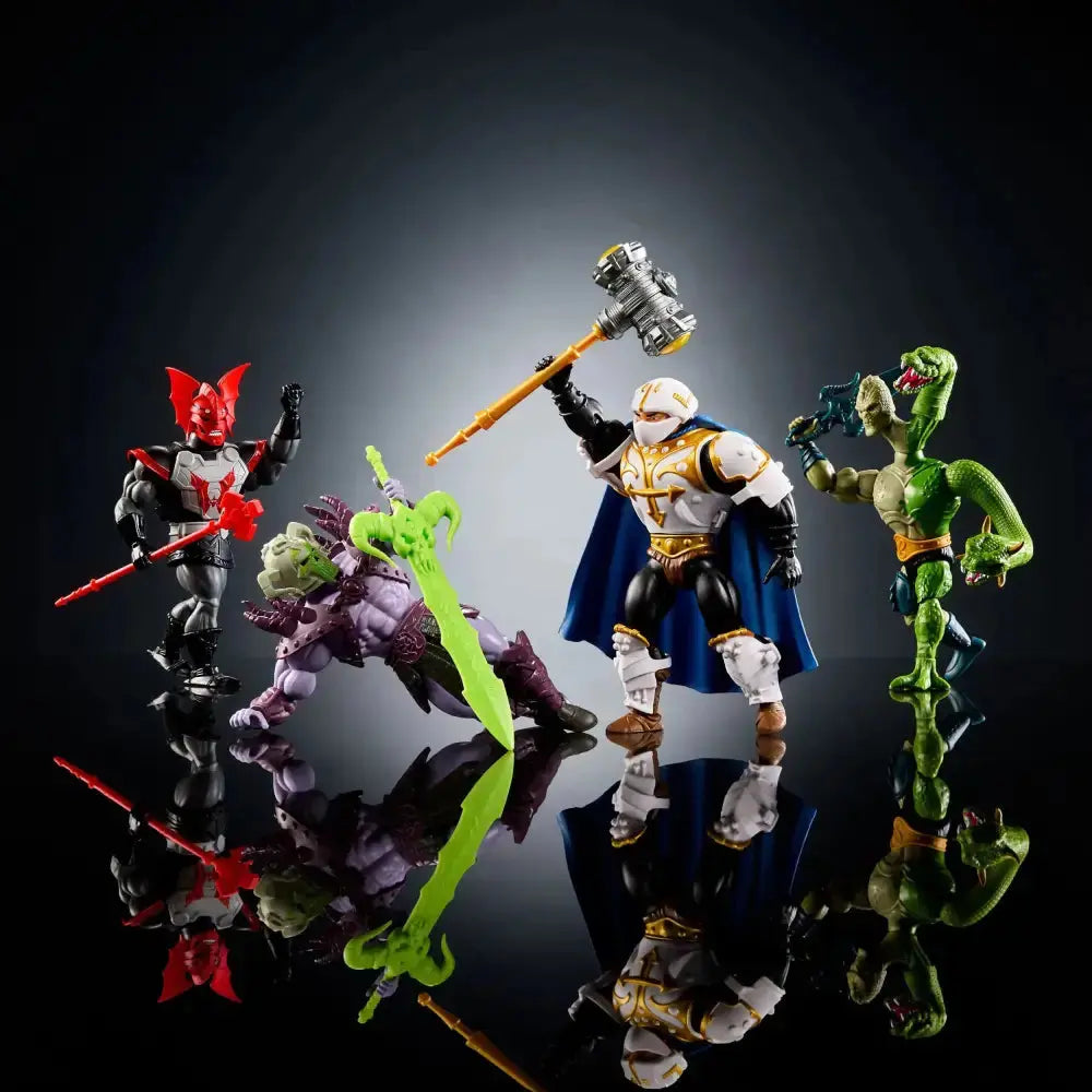Musclor Les Maîtres de l'univers Motu Masters of the Universe Origins pack 4 figurines exclusives 14cm Mattel