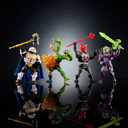 Musclor Les Maîtres de l'univers Motu Masters of the Universe Origins pack 4 figurines exclusives 14cm Mattel