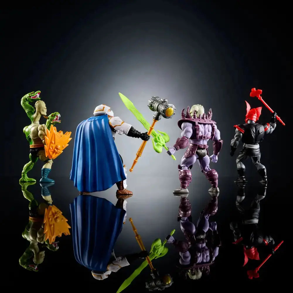 Musclor Les Maîtres de l'univers Motu Masters of the Universe Origins pack 4 figurines exclusives 14cm Mattel