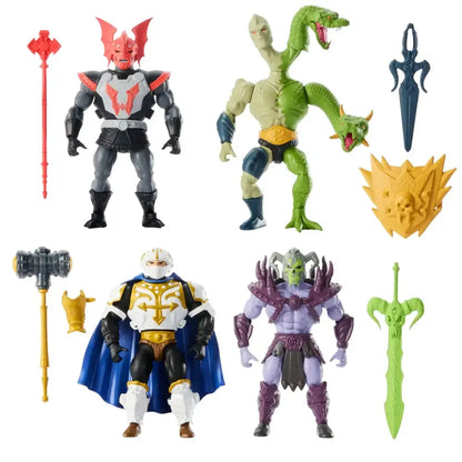 Musclor Les Maîtres de l'univers Motu Masters of the Universe Origins pack 4 figurines exclusives 14cm Mattel
