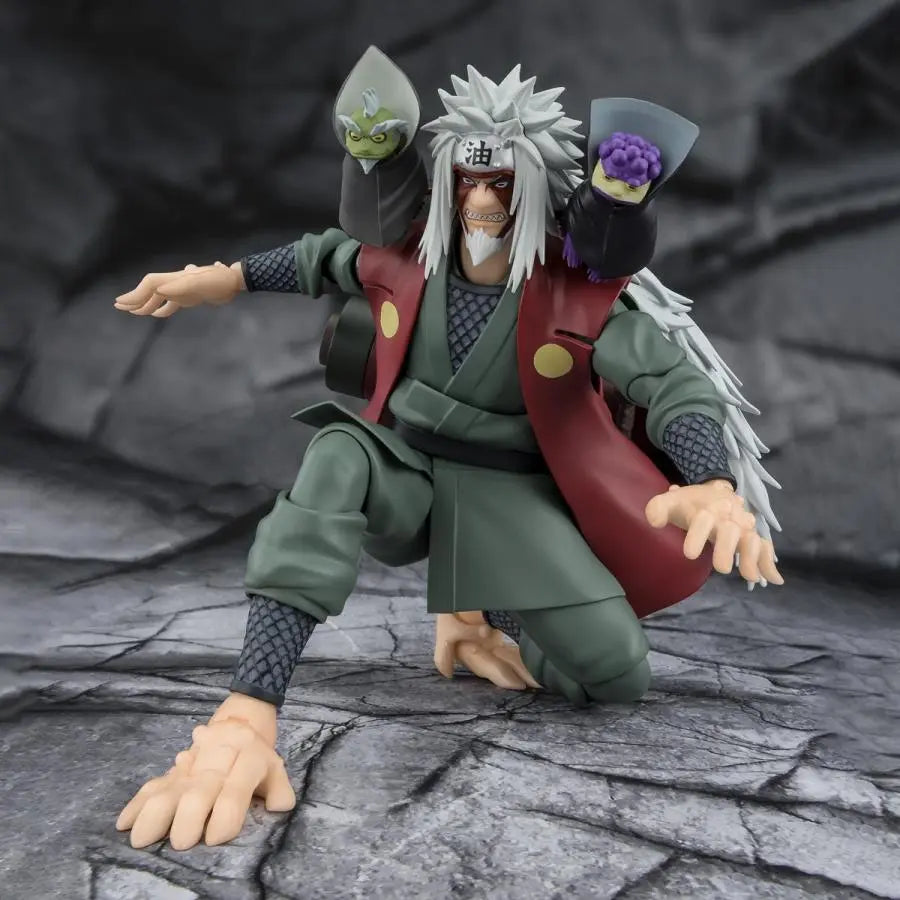 Naruto Shippuden SH Figuarts Jiraiya Hidden Leaf Heroic Master Sage Mode - Rue Du Retro